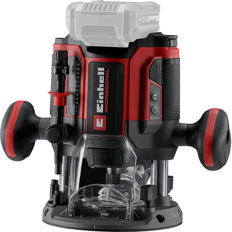 Einhell professional accu bovenfrees tp-ro 18 55 li bl solo - power x-change - 18 v li-ion - 6 en 8 mm spantang - koolborstelloze motor - excl. accu en lader