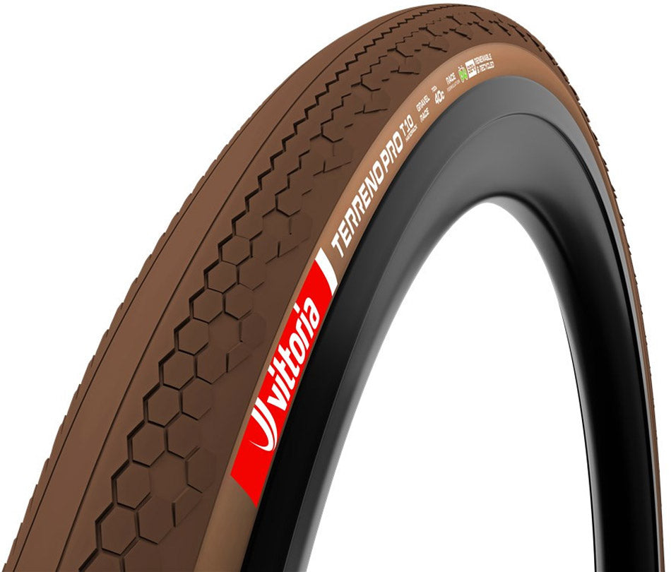 Vittoria terreno pro t10 hardpack 28 gravel race tlr folding tire | 700 x 45c 45-622