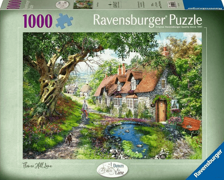 Ravensburger Puzzle Blumenhügelgasse, 1000 Teile.