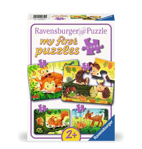 Ravensburger Puzzle Waldtiere - Puzzle - 2, 4, 6, 8 Teile