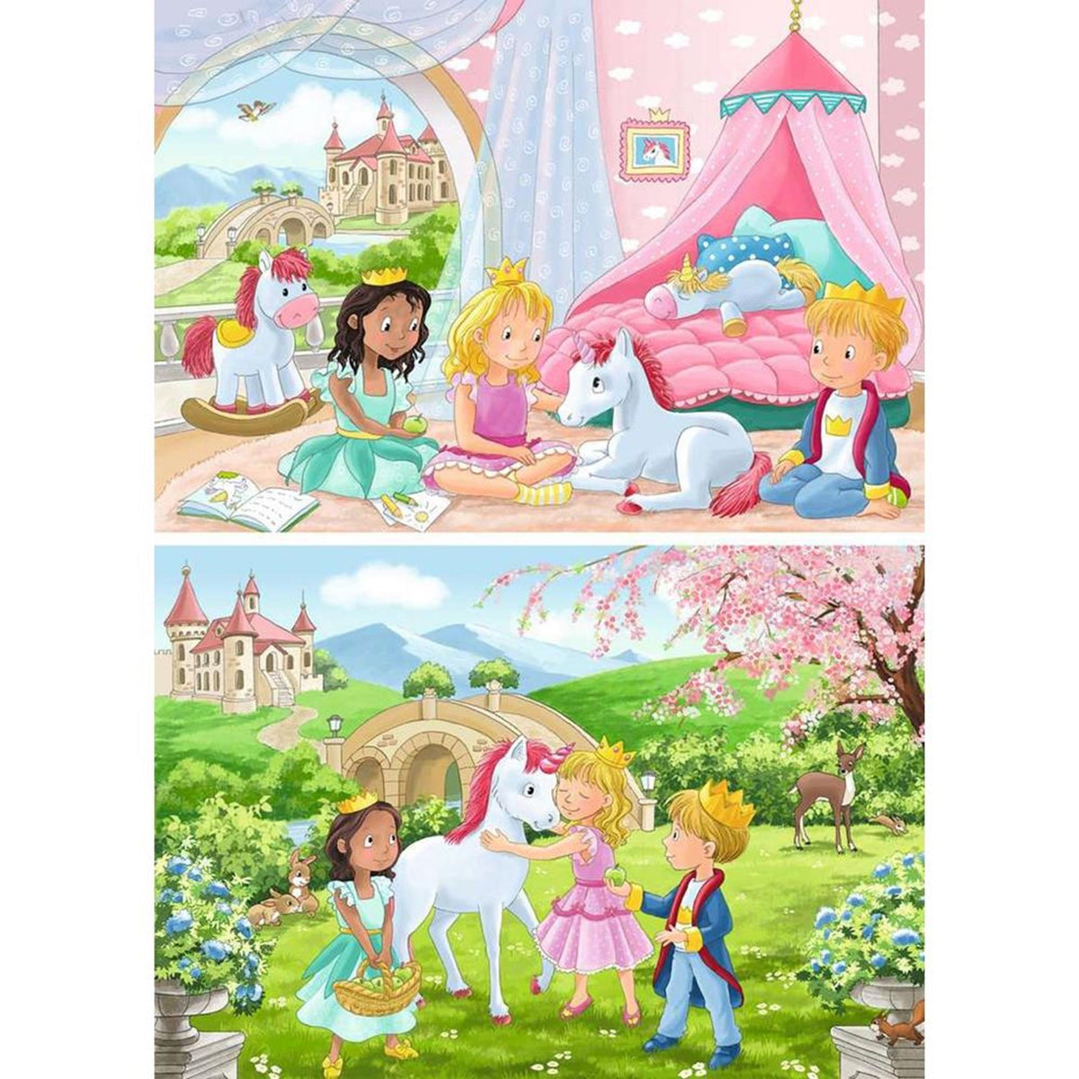 Ravensburger Puzzle Prinz Prinzessin 2x12 Teile