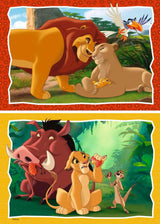 Ravensburger Puzzle Der König der Löwen – zwei Puzzles – 24 Teile – Kinderpuzzle