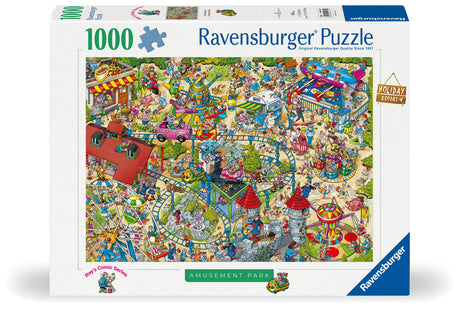 Ravensburger Puzzle Ferienresort 4: Der Vergnügungspark, 1000 Teile.