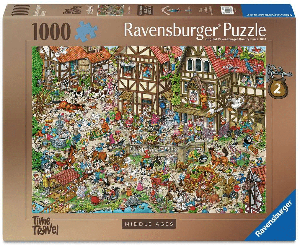Ravensburger Puzzle Zeitreise 2 Mittelalter - 1000 Teile.
