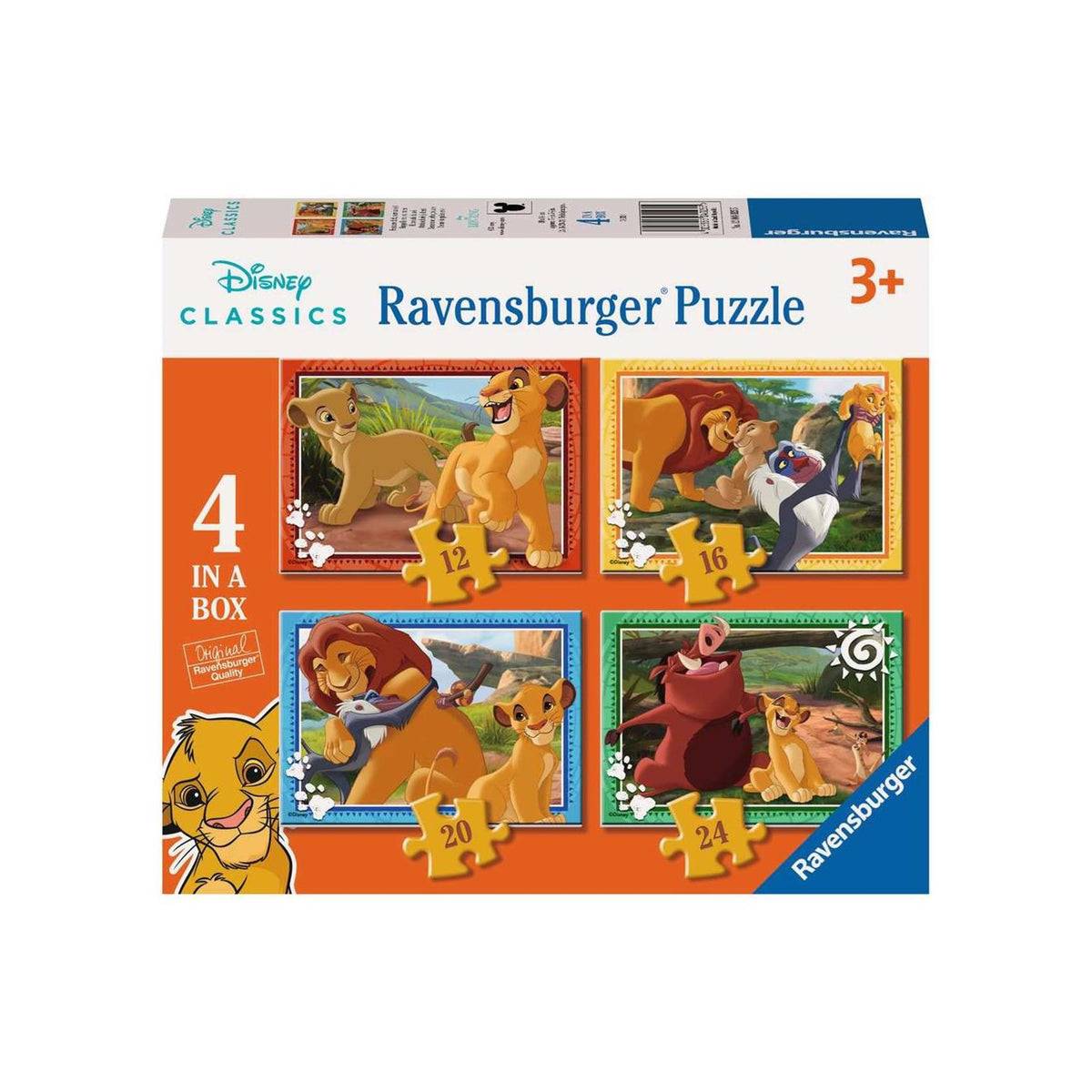Ravensburger der König der Löwen 4-in-1-Puzzle