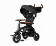 Qplay Rito Deluxe Dreirad Gummi schwarz 10-36 Monate