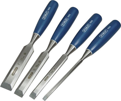 Stanley Handwerkzeug-Holzmeißel-Set 4-teilig (6, 12, 18, 25 mm) – 0-16-129