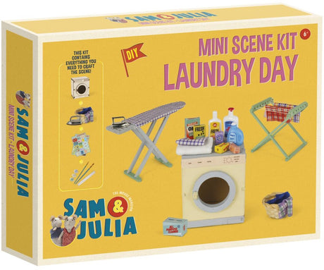 Bambolino sam julia het muizenhuis miniatuur-wasscã¨ne knutselpakket - speelgoed kinderen - schaal 1:12 - knutselen - voor meisjes en jongens - toys