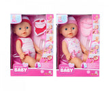 Neugeborene Babypuppe trinken und pinkeln Simba 30 cm