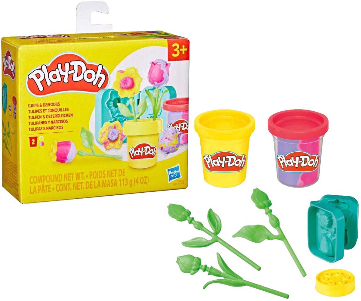 Play-Doh Lil Flowers Tulpe – 2 Tontöpfe.