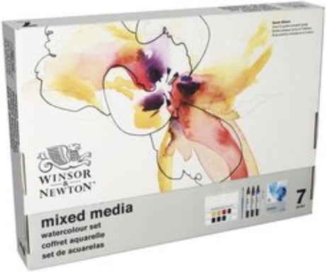 Winsor Newton 0290181 Mixed-Media-Set – Aquarell 7-teilig
