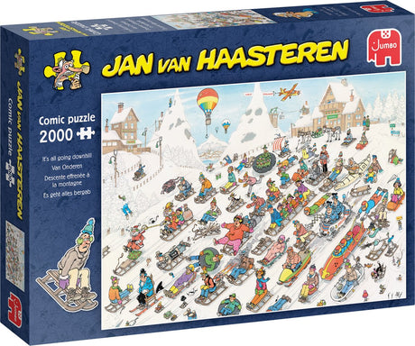 Jan van haasteren legpuzzel - van onderen! - 2000st.