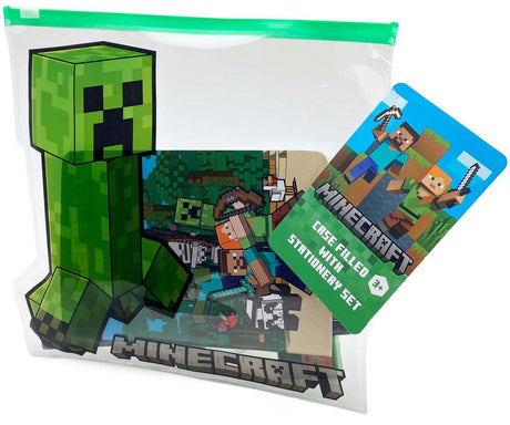 Toy Land Minecraft geformtes Federmäppchen gefüllt