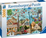 Ravensburger Jigsaw Puzzle Big City Collage, 5000st.