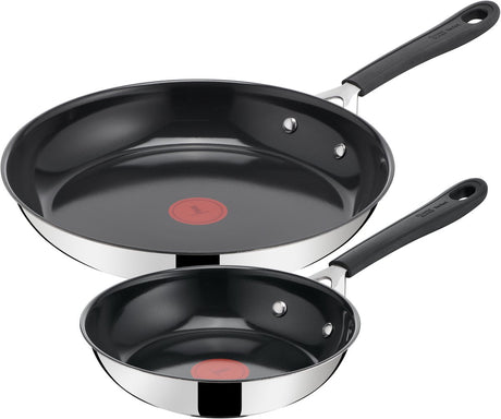 Jamie Oliver von Tefal Easy Cook Keramik – Bratpfannenset – 20 28 cm – PFAS-frei – Keramik – für alle Herdarten geeignet