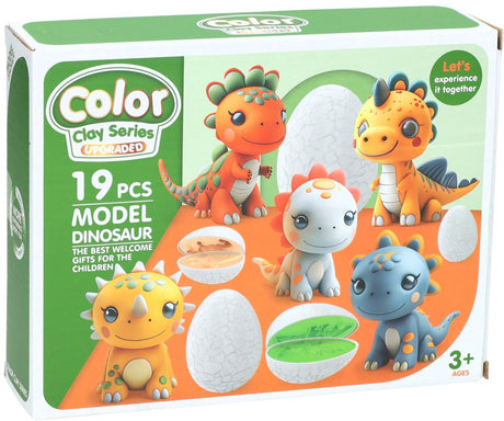Albatros Angel-Dino-Ton-Set – 6 Tonfarben – 19-tlg.
