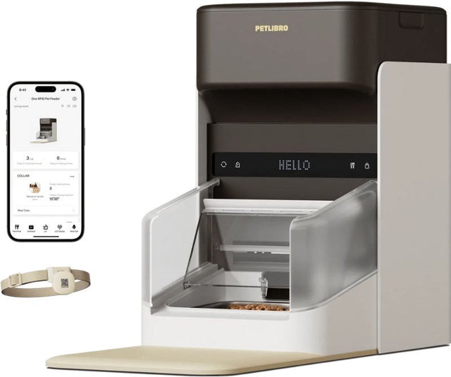 Petlibro one automatischer Futternapf mit Chip-Erkennung – Futternapf – Schwarz