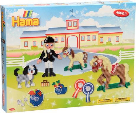 Hama Bügelperlen für Reitschule 4000 Stück