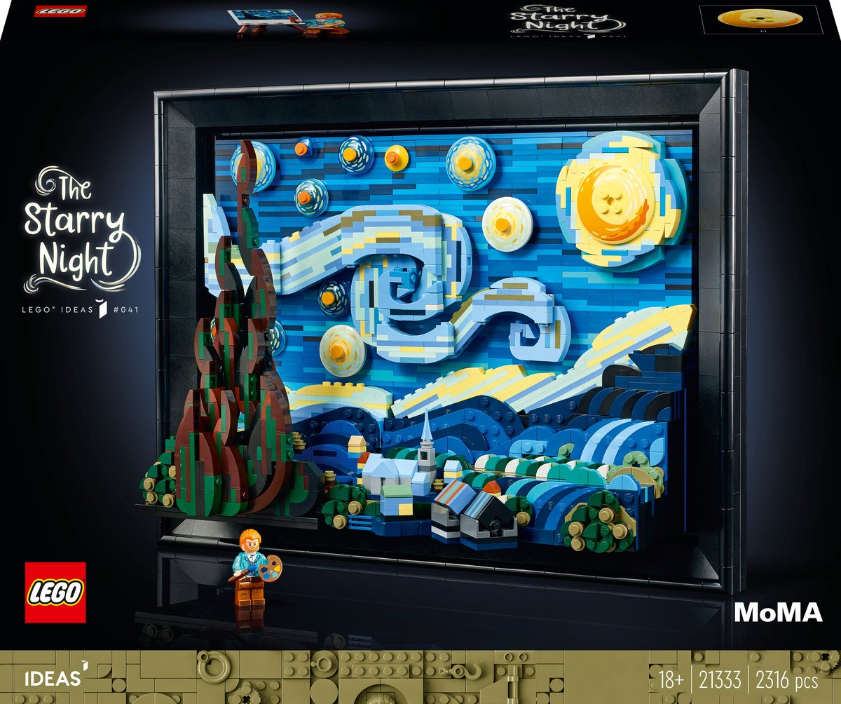 Lego-Ideen Vincent Van Gogh – Die Sternennacht – 21333