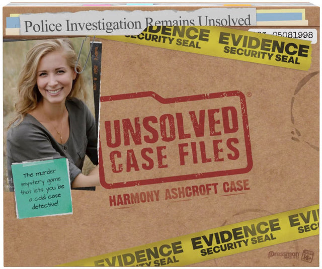 Goliath unsolved case files - harmony ashcroft - escape game - familiespel - denkspel - kun jij het mysterie oplossen? (nederlandstalig)