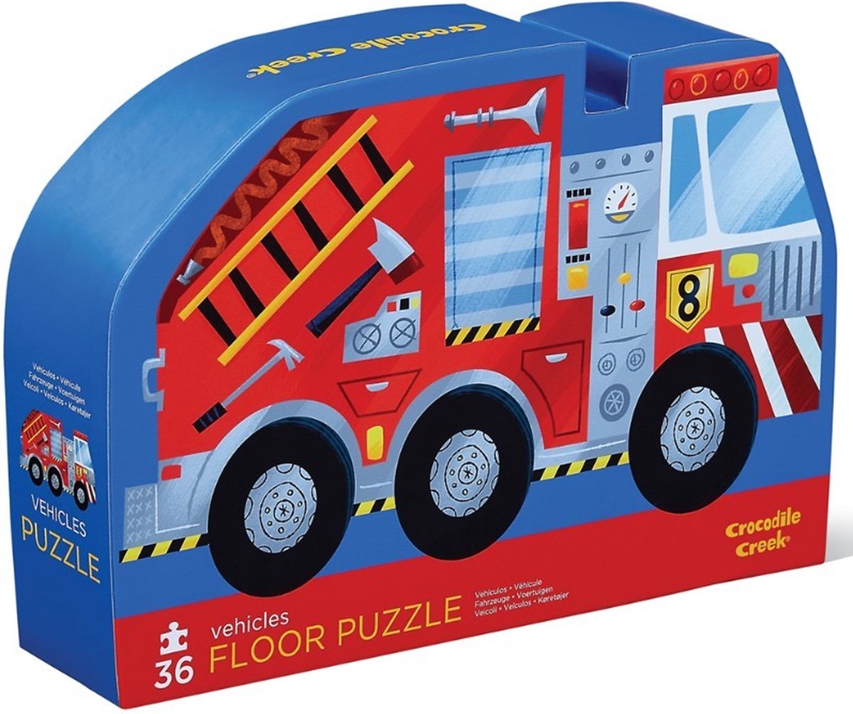 Crocodile Creek großes Feuerwehr-Puzzle 3+ -