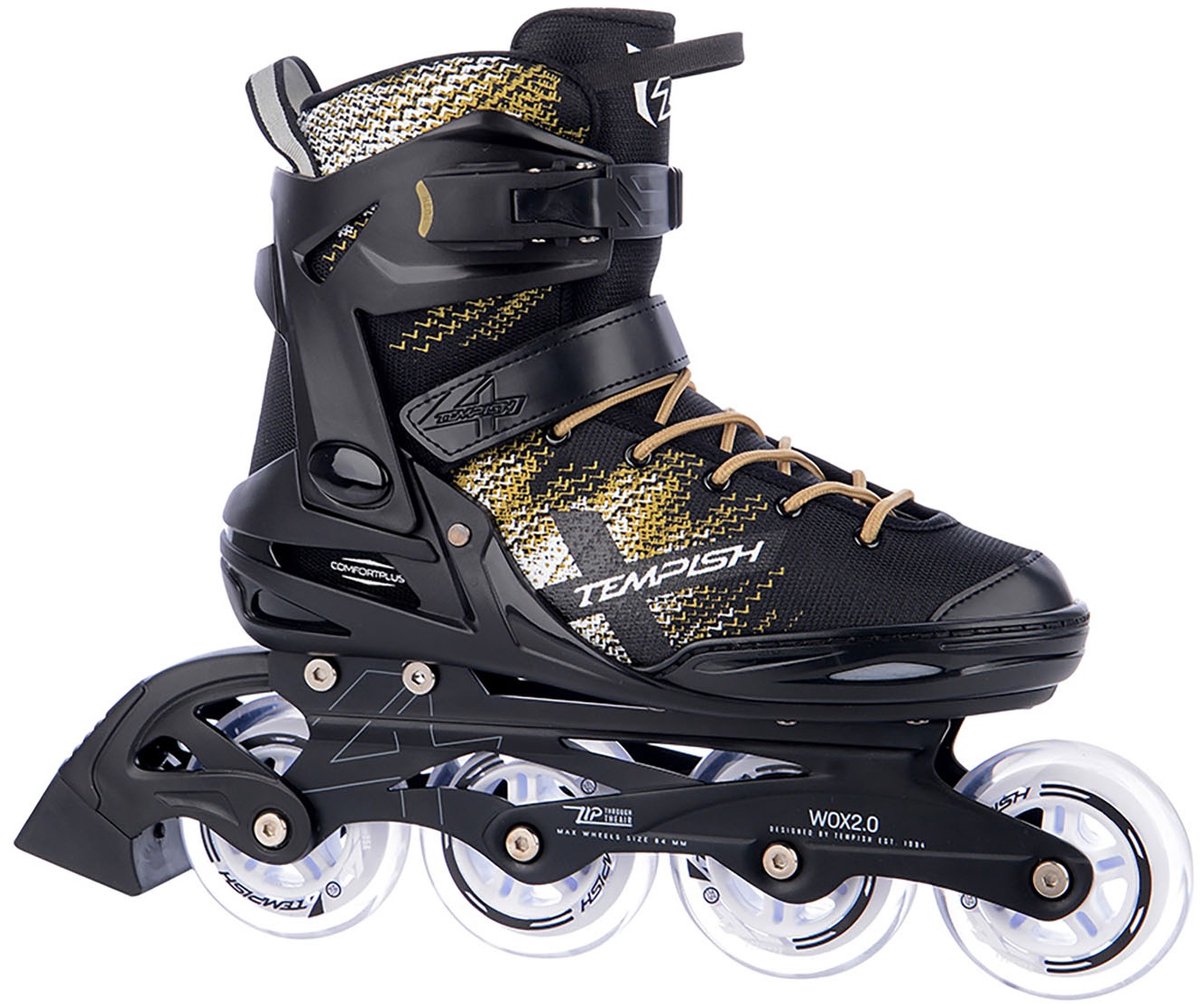 Tempish Wox 2.0 84 Inlineskates – Inlineskates – Damen – Schwarzgold – Größe 38