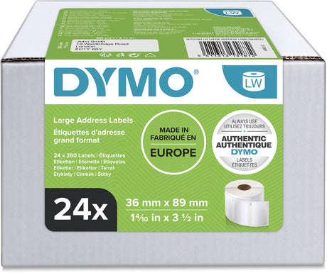 Dymo Eurolabel S0722390 99012 13187 89 x 36 mm