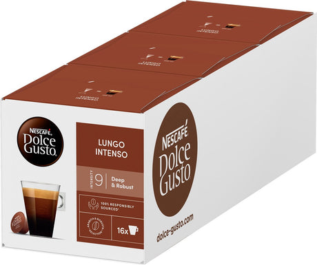Nescafé Dolce Gusto Kapseln Lungo Intenso – 48 Kaffeetassen für 48 Tassen Kaffee