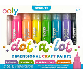 Ooly - dot-a-lot - 3d knutselverf - brights - reliëfachtige voelbare textuur