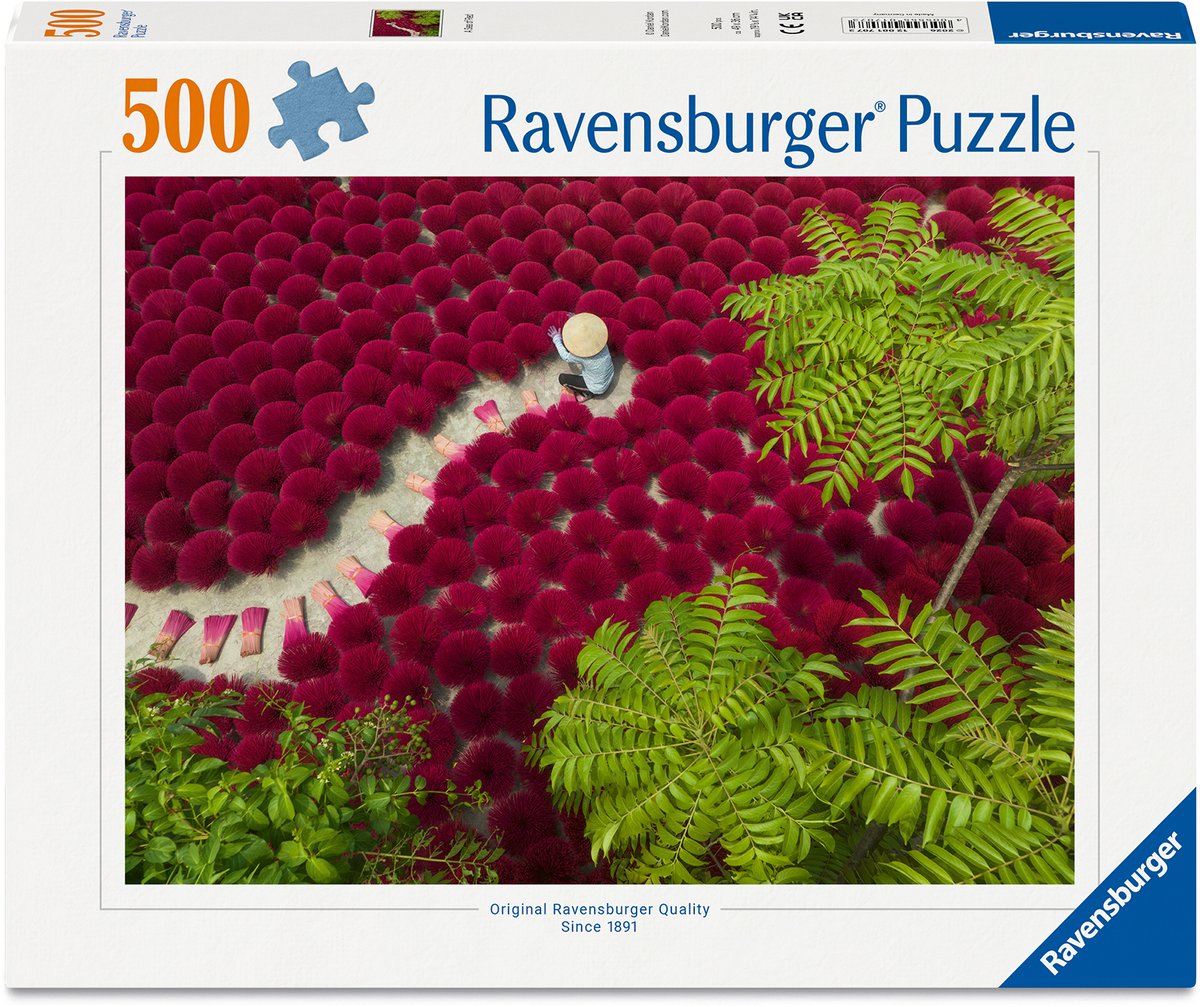 Ravensburger – ein Meer aus Rot – Puzzle – 500 Teile