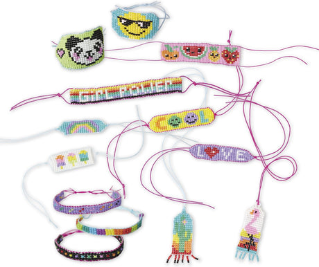 Janod – Studio – Herstellung von Bijoux-Schmuck – Webstuhl-Set
