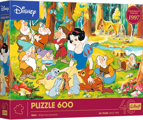 Trefl Puzzle 600 Teile – Disney Schneewittchen Jubiläum – FSC-Mix.