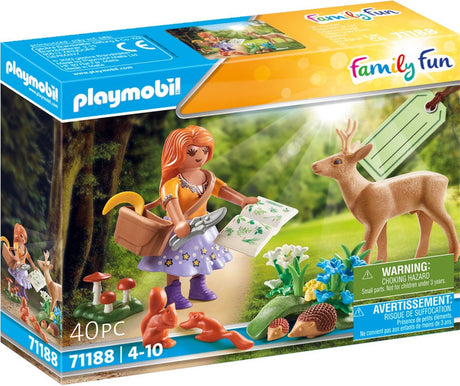 Playmobil-Familienspaß-Kräuterkundler mit Hirsch – 71188