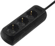 Hama Steckdosenleiste - 3-fach - 5m Kabel - Schwarz