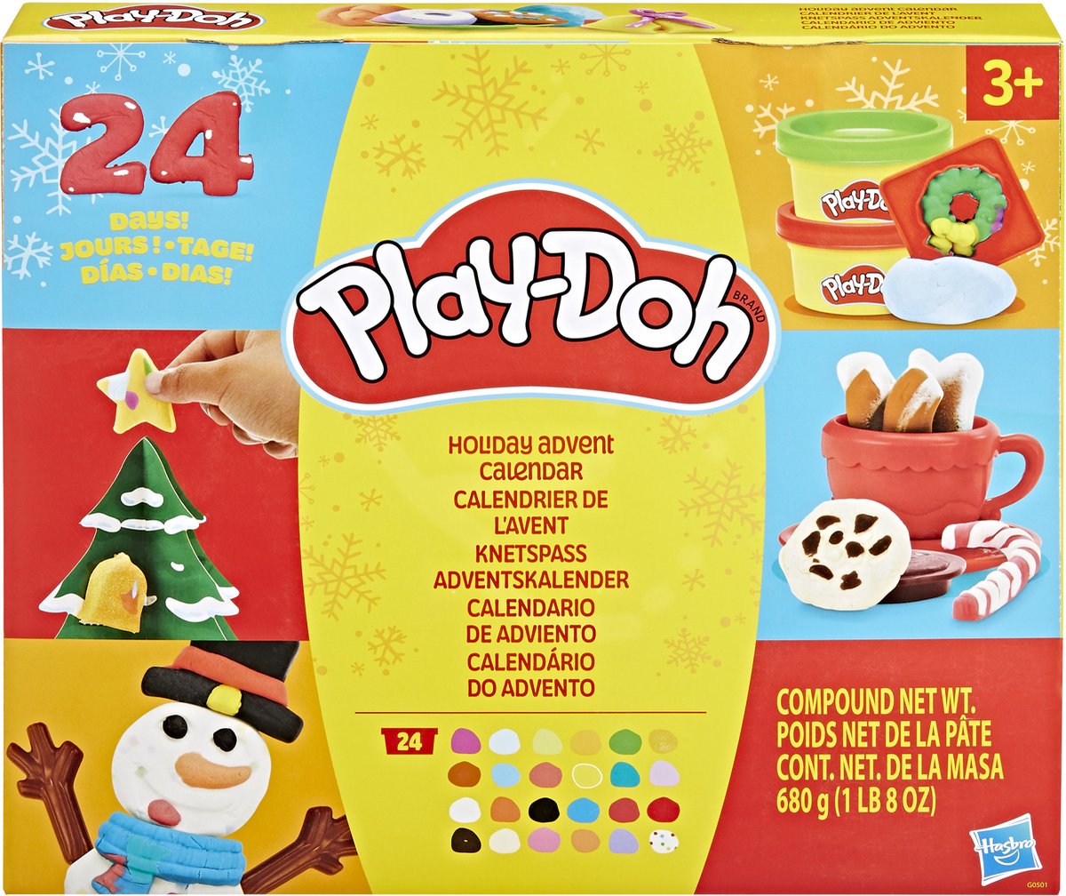 Play-Doh-Adventskalender – 24 Tage voller Überraschungen für Kinder – Modelliermasse