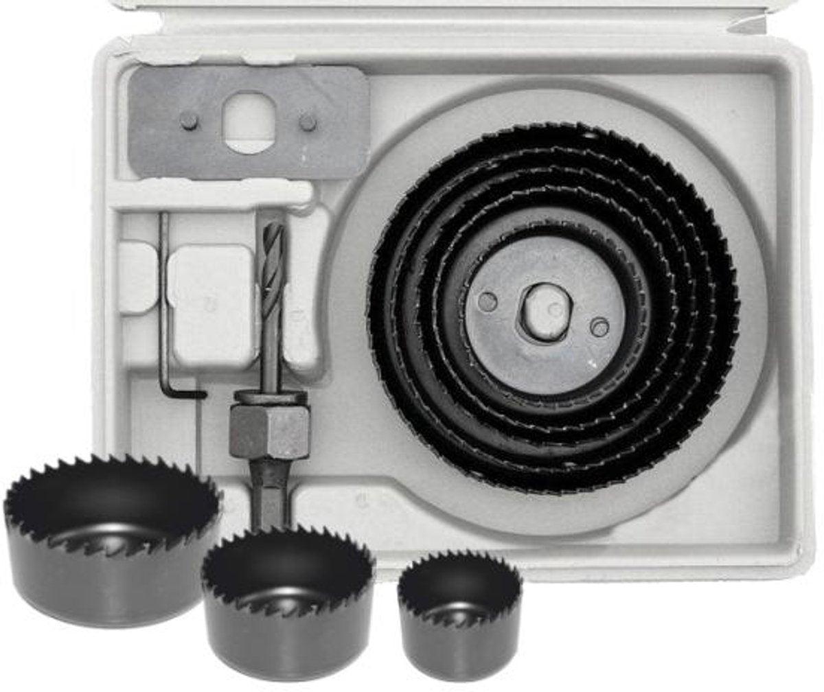 Awtools aw40507 - gatenzaagset - houtbewerking - 8-delig - 50-102mm