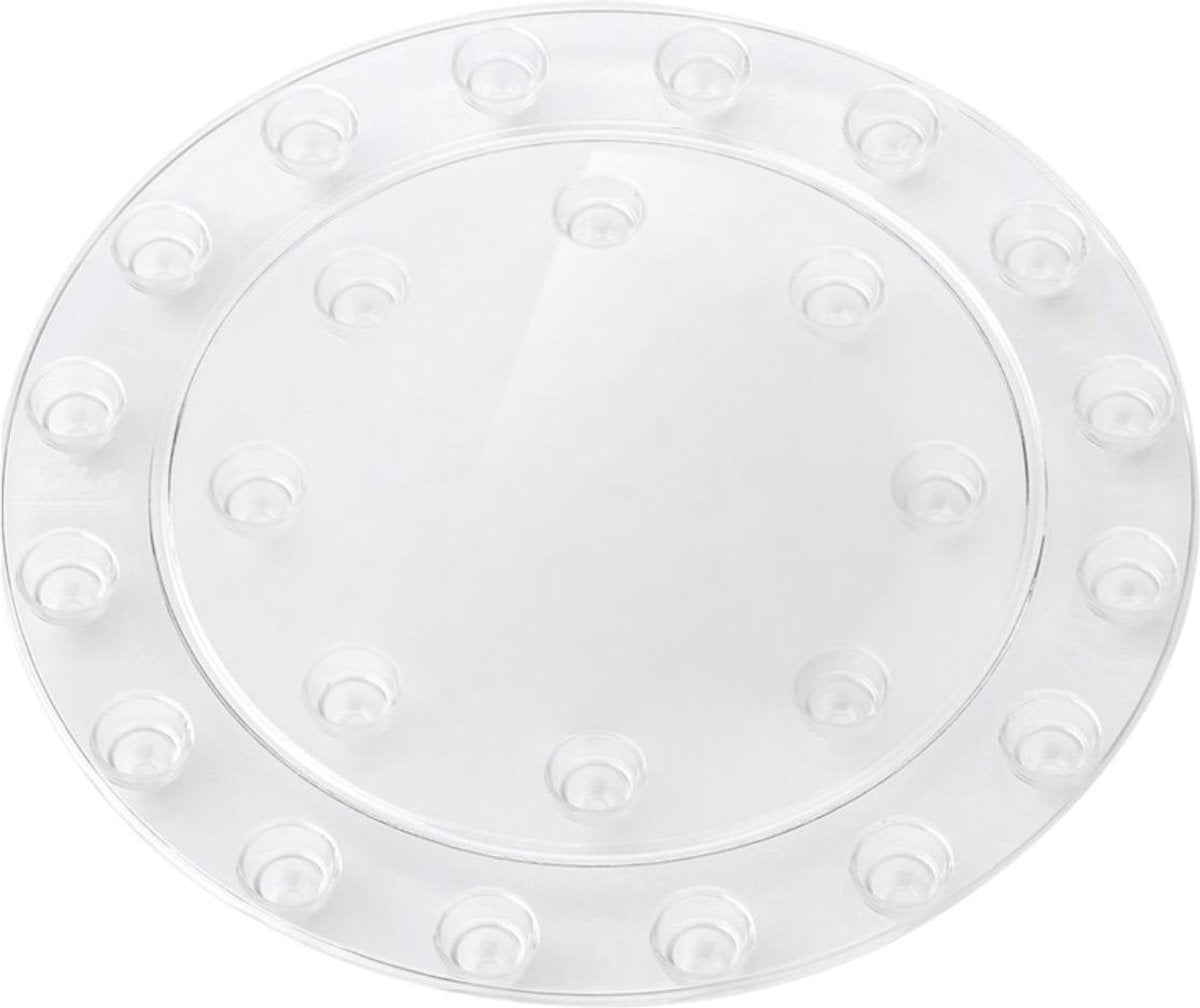 Elho floorprotector rond 21 - accessoires voor binnen - ø 21.0 x h 1.5 cm - transparant transparant