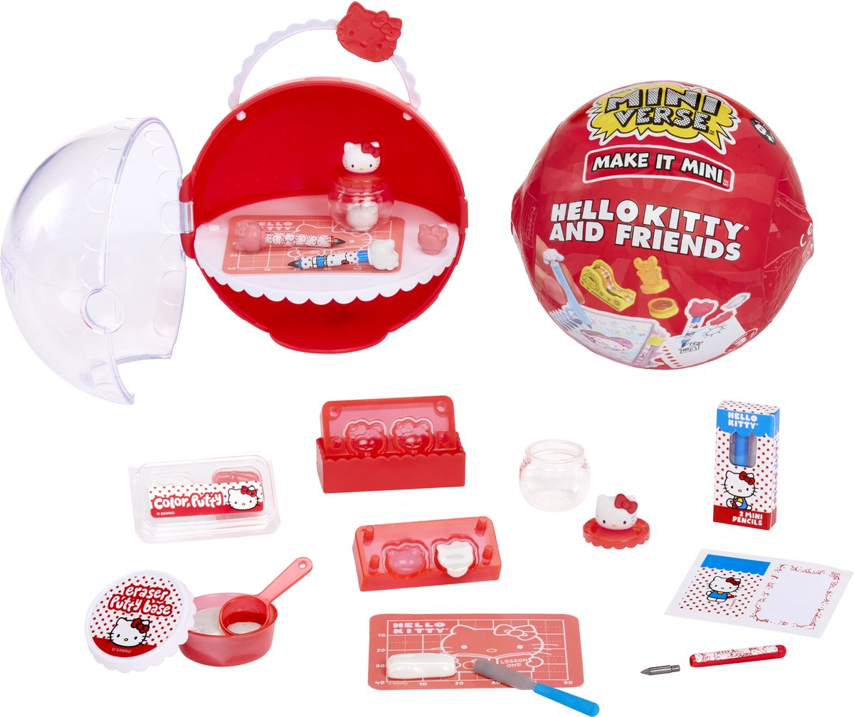 Miniverse Make It Make It Mini Hello Kitty und Freunde Serie 3 – Bastelset – Sanrio-Miniaturen herstellen