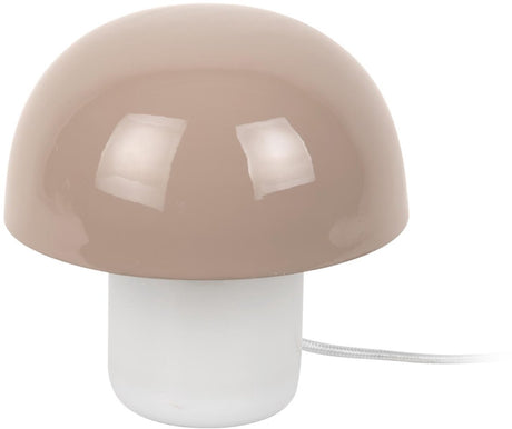 Leitmotiv tafellamp nuevo mini mushroom - grijs - 20x20x20cm - modern