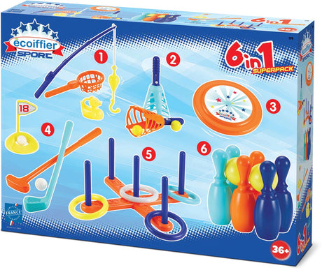 Ecoiffier Sportset, 6in1