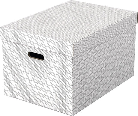 Esselte Aufbewahrungsbox 628286 groß 55 l weiß