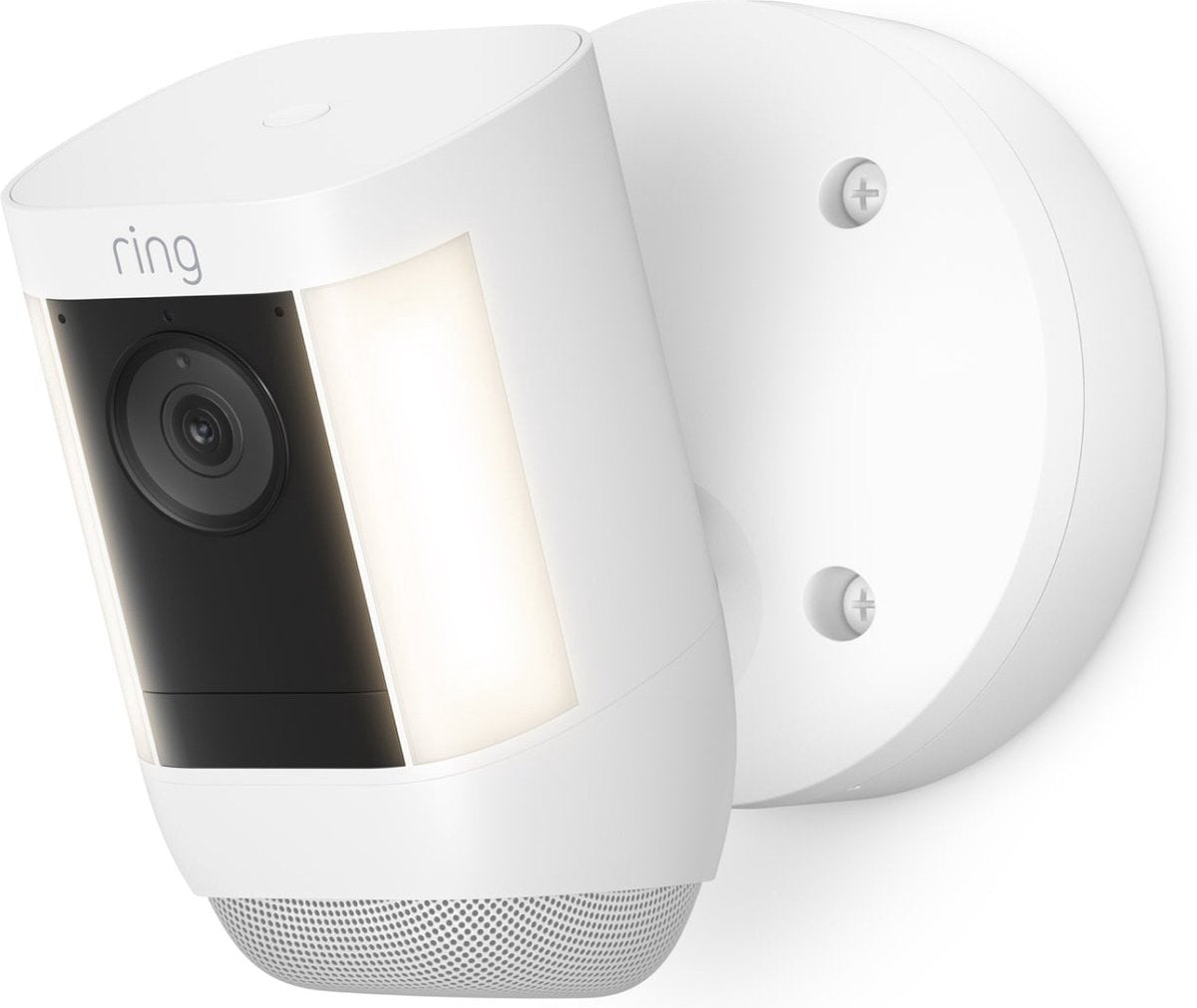 Ring Spotlight Cam Pro – kabelgebunden – Überwachungskamera – 2K-Video – Weiß