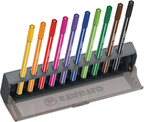 Stabilo Pen 68 Click Filzstiftset - 10 Stk.