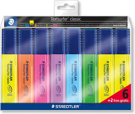 Staedtler Textsurfer Classic Textmarker – Promo-Set 6 + 2 gratis