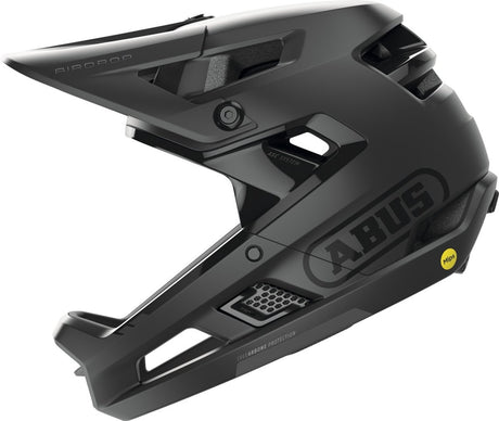 Abus Fahrradhelm Airdrop Mips Velvet Black S M – 52–58 cm – Schwarz – geeignet für den Einsatz beim Downhill – Enduro – 790 g