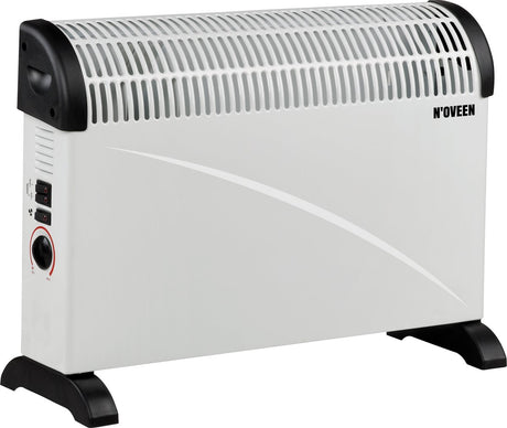Noveen Konvektorheizung CH-5000 mit Turboventilator – elektrischer Konvektorheizofen – stehend oder hängend – maximal 2000 W – weiß