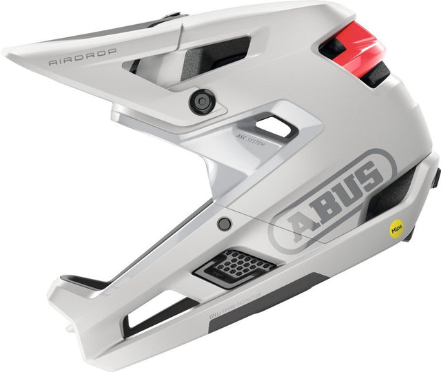 Abus Fahrradhelm Airdrop Mips Polar White S M - 52-58 cm - Weiß - für den Downhill-Einsatz geeignet - Enduro - 790 g
