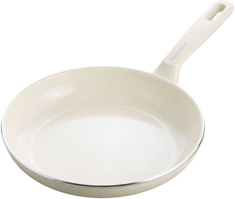 Greenpan memphis koekenpan 24 cm - pfas-vrije antiaanbaklaag - koekenpan inductie - keramische koekenpan - ovenbestendig tot 160°c - stay-cool handgreep - crème