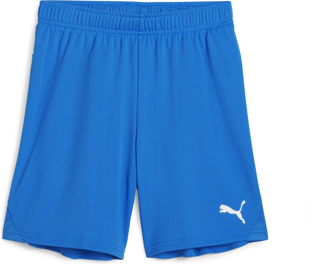 Puma Teamgoal Shorts Jr Unisex-Sporthose – Electric Blue Lemonade – Weiß