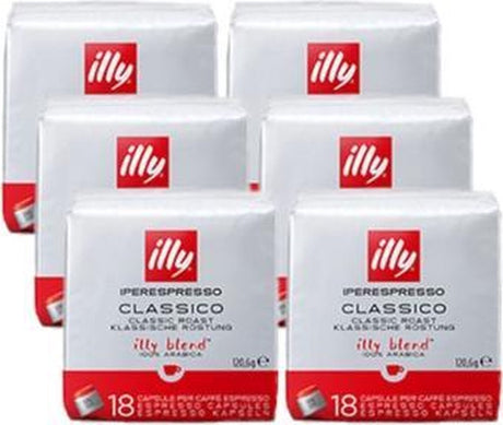 Illy - iperespresso Kaffee Home Classico - 6 x 18 Kapseln